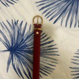 Princess Polly maroon/red belt